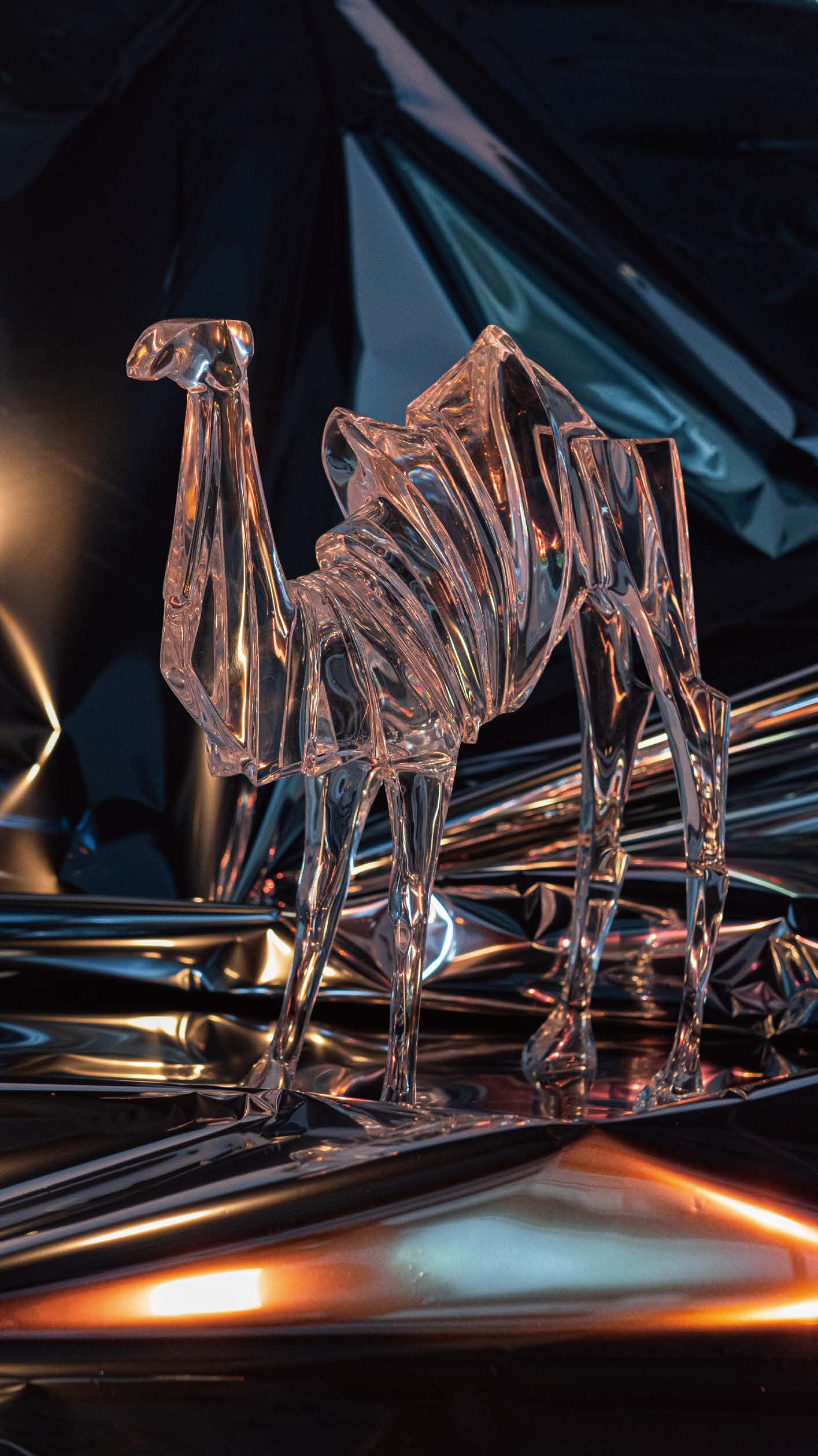 Silk Road Ornament - Where Ancient Trade Routes Meet Crystal Artistry